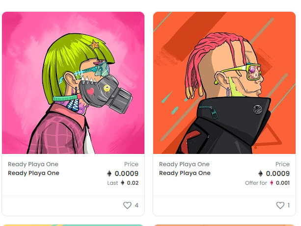 Love the art from this Ready Playa One NFT. It was a free drop, and it's been on quite a journey. But can it recover?