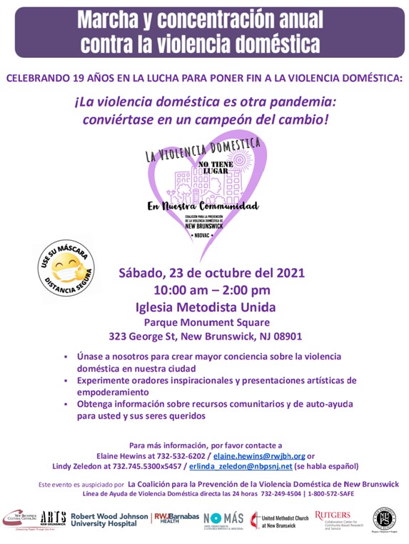 HolyFamily4all's tweet photo. Everyone deserves relationships free from violence &amp; abuse.

We'll be standing in solidarity with survivors and standing up against violence in all of its forms at tomorrow’s event. 

Please join us!

#DomesticViolenceAwarenessMonth
#NBDVAC
#FridayFacts https://t.co/xkQ1G7SnDK