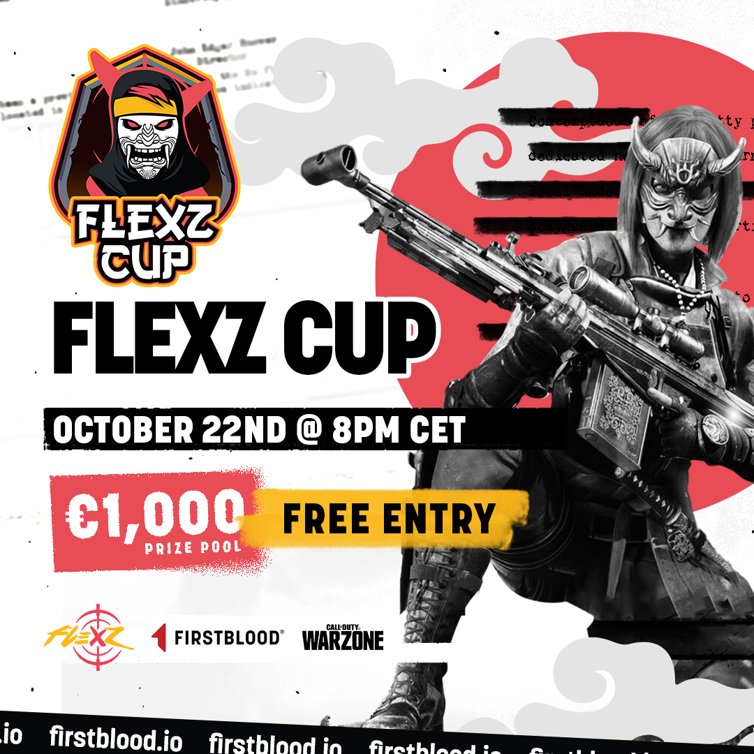 firstbloodio's tweet photo. The @FlexZCOD #FlexCup is live!
💸 FREE Entry - €1,000 Prize
🔥 Iron Trials Duos
📆 Live Now - Top 5 Games
💀 No K/D Cap
Register now: https://t.co/V36zcYoymK https://t.co/mDSw1AS158