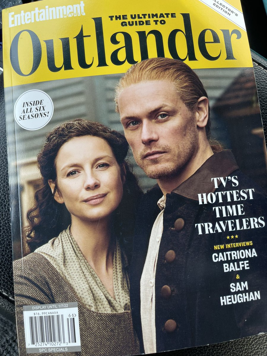 MacKayBlue's tweet photo. I was surprised and excited to see a magazine featuring my fav series @Outlander_STARZ at the checkout stand of the grocery store! I’m super excited to read Entertainment Magazine’s Collector’s Edition of Outlander featuring @SamHeughan &amp; @caitrionambalfe ! 😁💗 https://t.co/77oD9Y4ne4