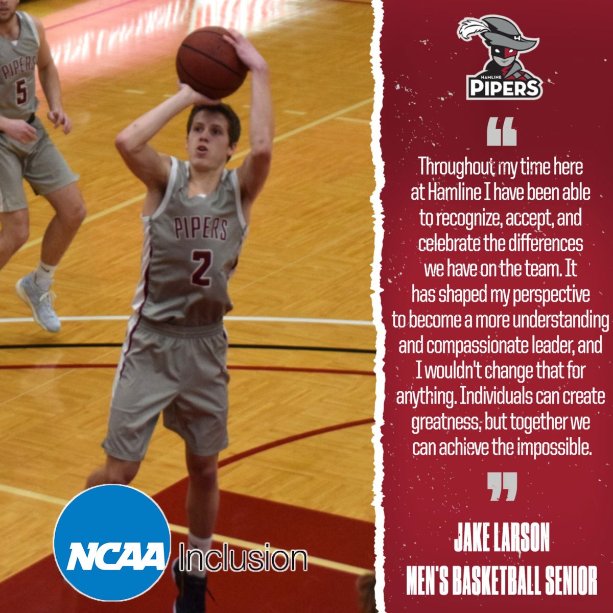 Hamline Athletics tweet media