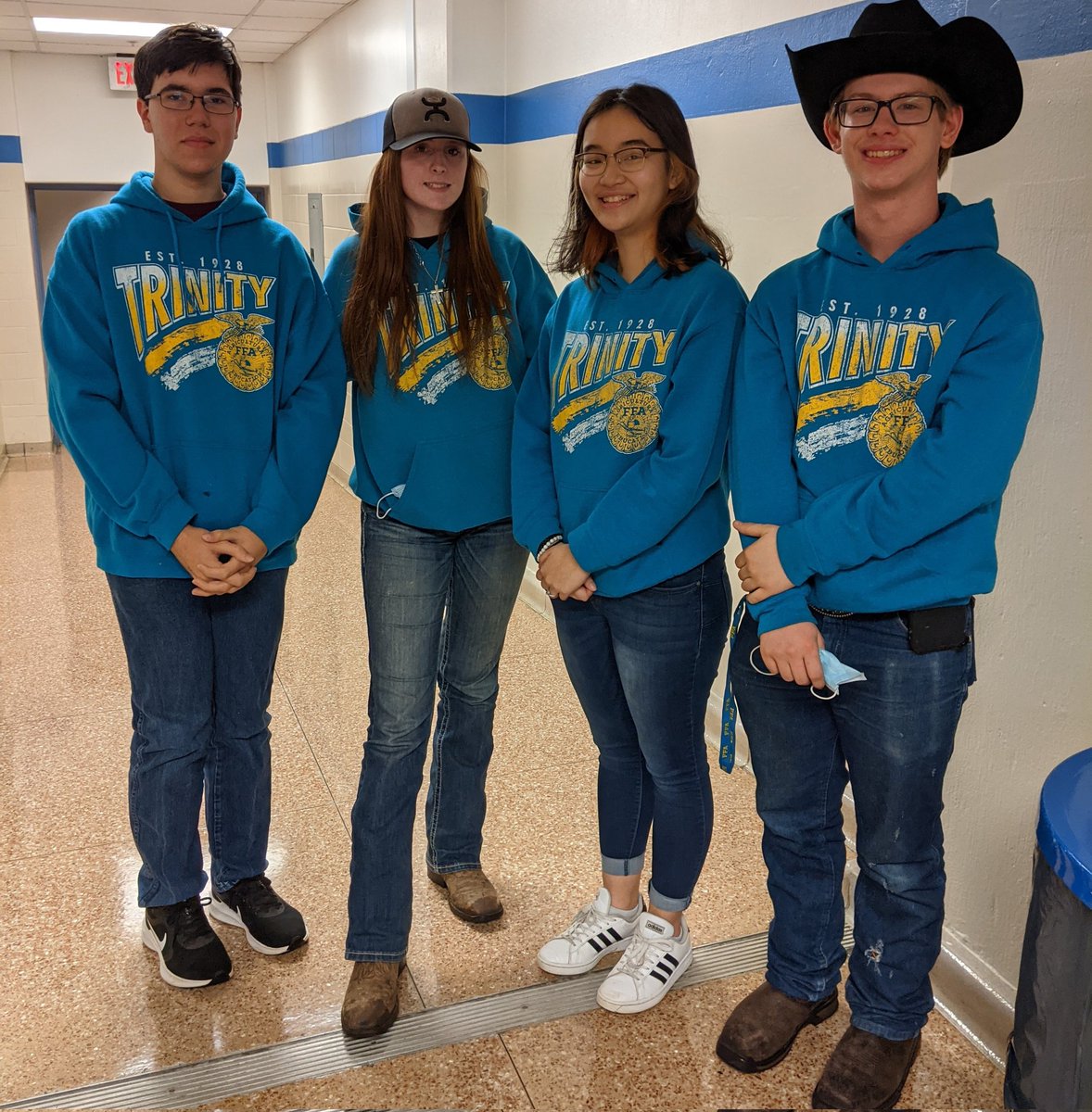 Congratulations to Trinity FFA Wildlife Team at McGuffey
🏅1st place team in Wildlife contest!
Wildlife Top Trinity individuals Overall:
4th place Zachary Snedeker
5th Holly Tran
6st Ethan Ashby
7th Desyre McDougan-McCombs
9th Isabella Hull
<a href="/TRINITY_MLUCAS/">Dr. Michael Lucas</a>
