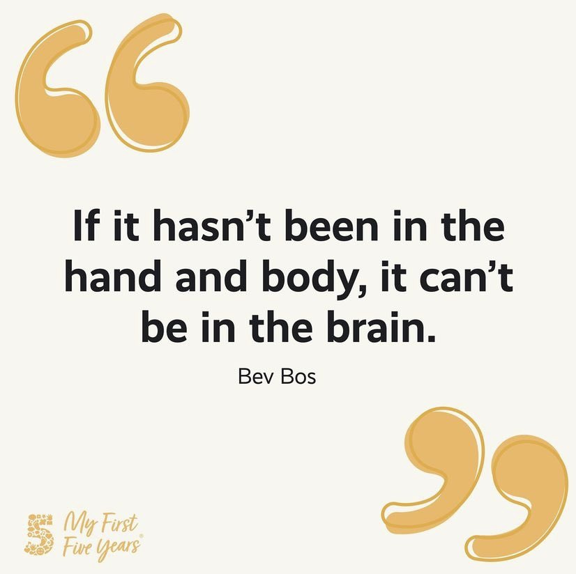 myfirst5years's tweet photo. ❤️We love this quote! 
We believe that first-hand experiences are the best way for children to learn. 
Research suggests that being immersed first-hand with objects, situations or environments helps children to develop a deeper awareness of what is happening. 
#EarlyYears #quotes https://t.co/J4yiQSted8