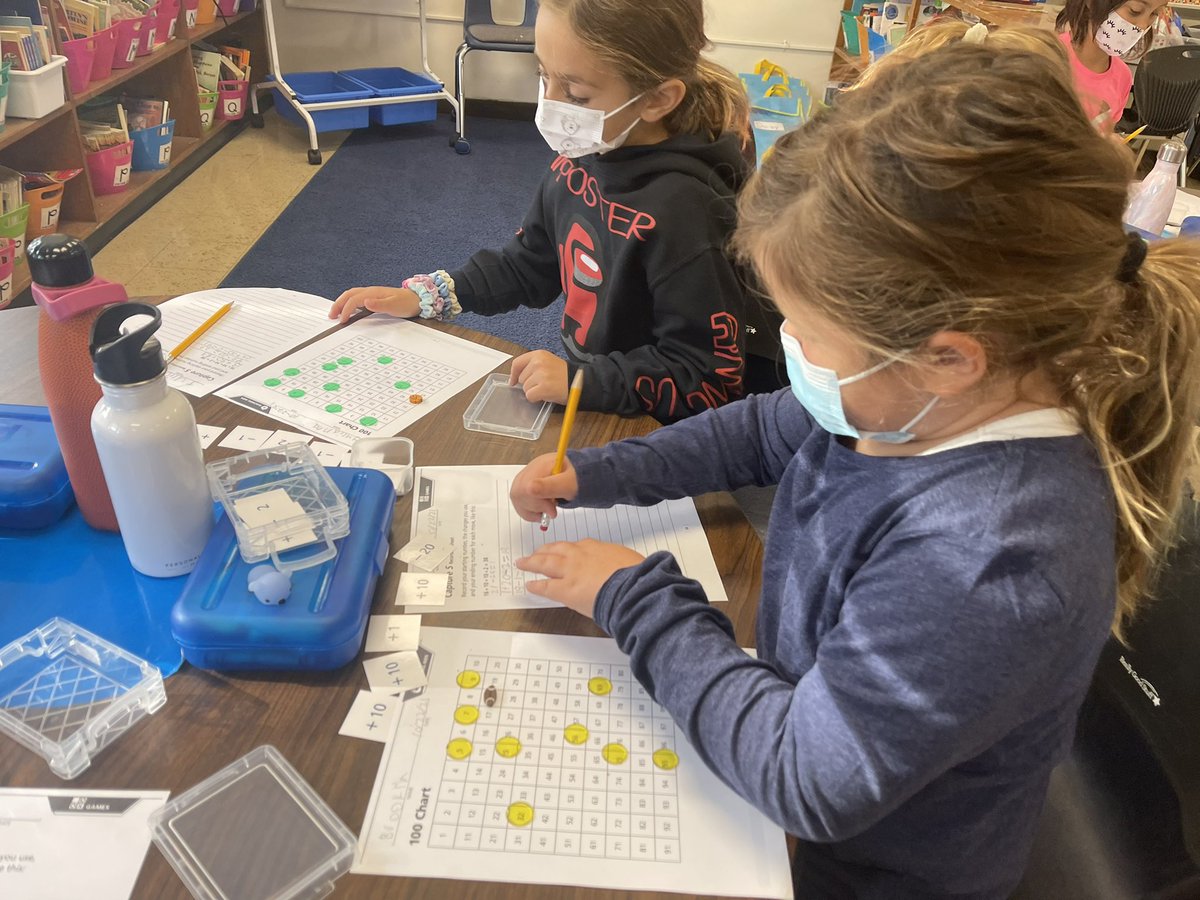 Ms_JHughes's tweet image. Today, we kicked off our new math unit by playing Capture 5! Games are not only fun, but also give us opportunities to explore fundamental number concepts. We used our number sense & counted using both ➕ and ➖!!#TeachingForUnderstanding @Inv3_Math @RSDBusinessMath
