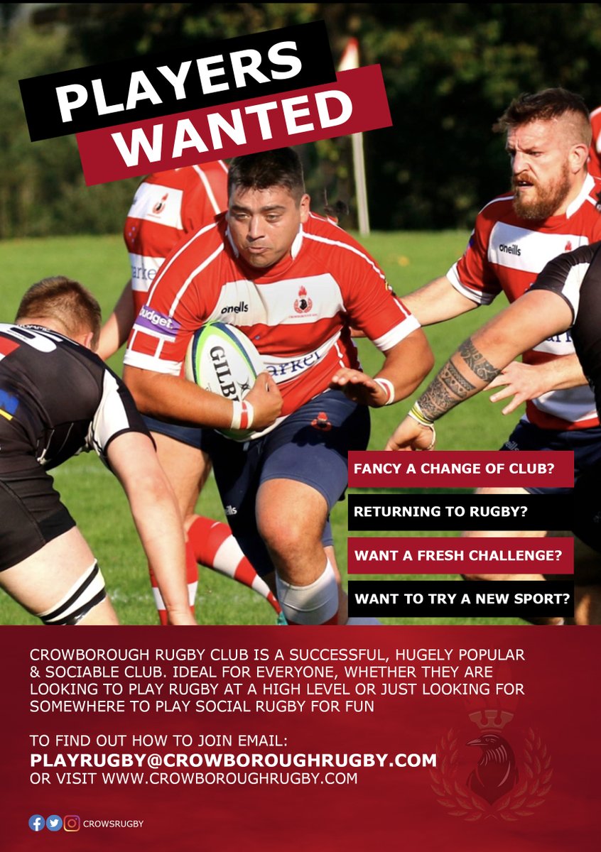 crowsrugby's tweet photo. https://t.co/lHAUFnmRDJ