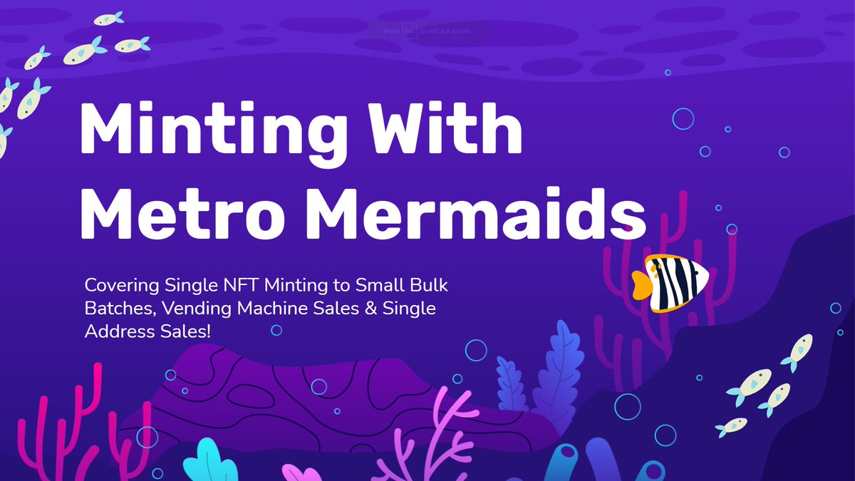 _mermada's tweet photo. Tomorrow 8pm EST I cover how to use our single mint tool, how to prepare things on your end for everything from vending machine sales to airdrops, 1k-10k drops. Did I mention the how to on creating a GitHub pull request?
Join the discord in advance!
https://t.co/wp03k0got9
#CNFTs https://t.co/3wB3ZAtkma