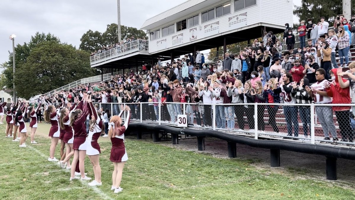 NateSever7's tweet photo. What a way to end a Friday! Thanks to our #PBIS staff and student committee for running an excellent pep rally for all of our ⁦@UrbanaHS_OH⁩ fall athletes and teams! Proud to be a Hillclimber! #GoClimbers🙌🏼 ⁦@UrbanaYES⁩ ⁦@thielc⁩ https://t.co/tfrZUrj5sI