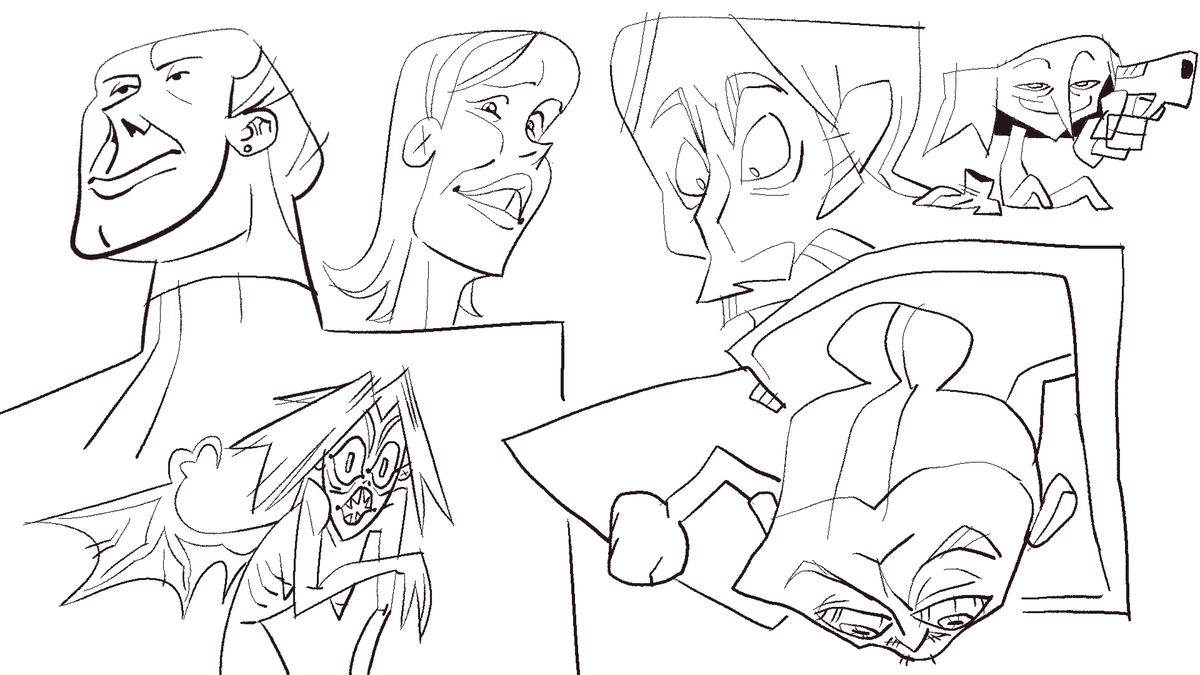 NGL im going through some gender related anxiety lately so all i've been doing is retweet shitposts, but here is some sketches for you famished lot.