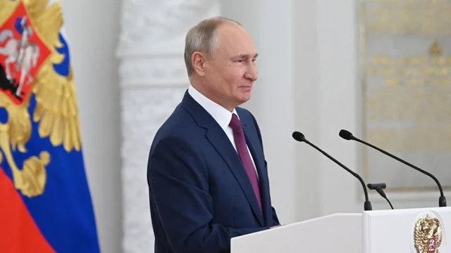 thehill's tweet photo. Putin blasts cancel culture, calls gender fluidity "crime against humanity" https://t.co/4YjiucMByO https://t.co/EyTUp3HSvU