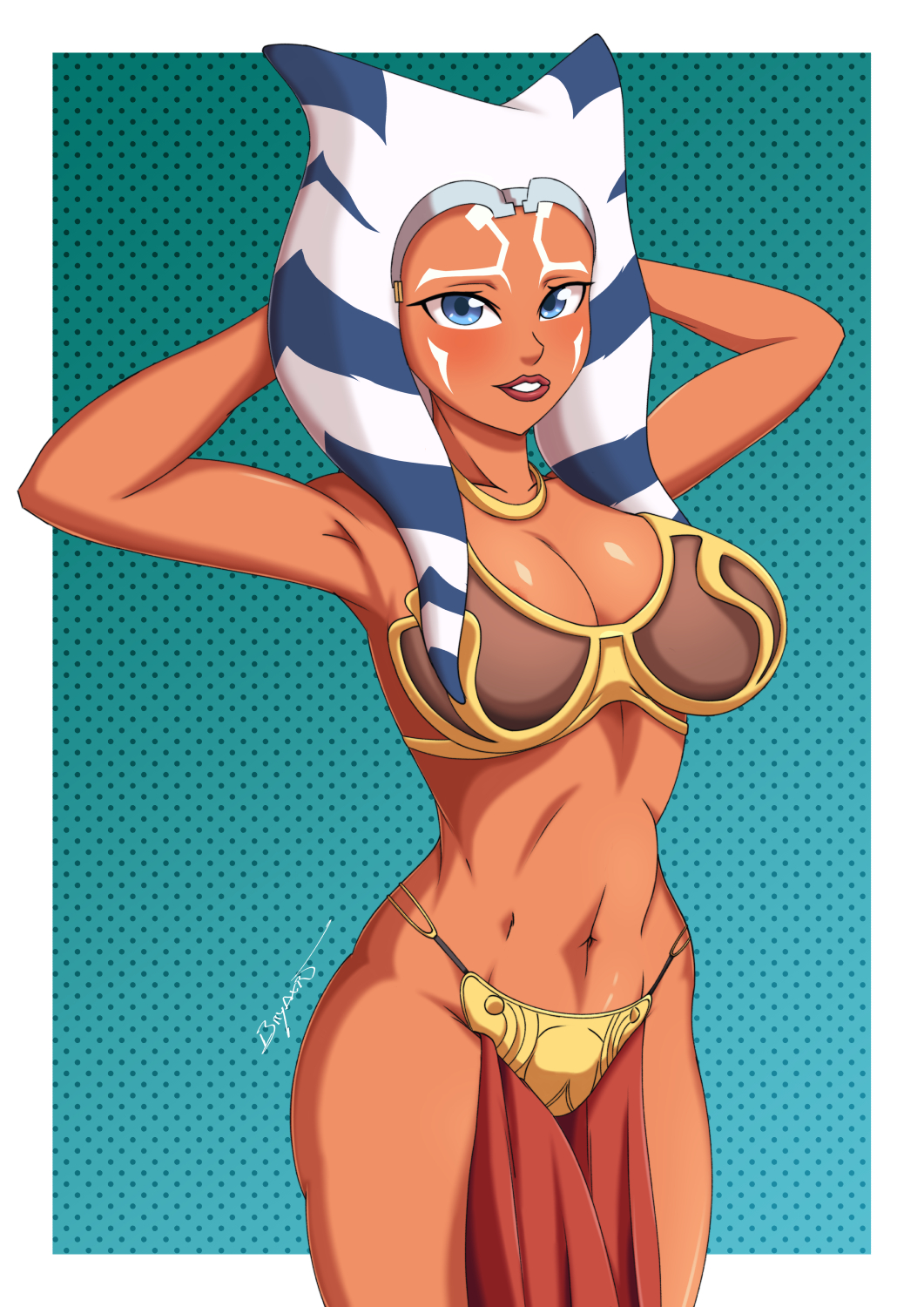 BRYAXRT (Commissions OPEN) on X: Commission 30 - Ahsoka Tano Slave outfit  This is a commission piece for @Alberto73801911 . Thanks for your continued  support. ahsokatano StarWars t.coJNT1a3XEH6  X