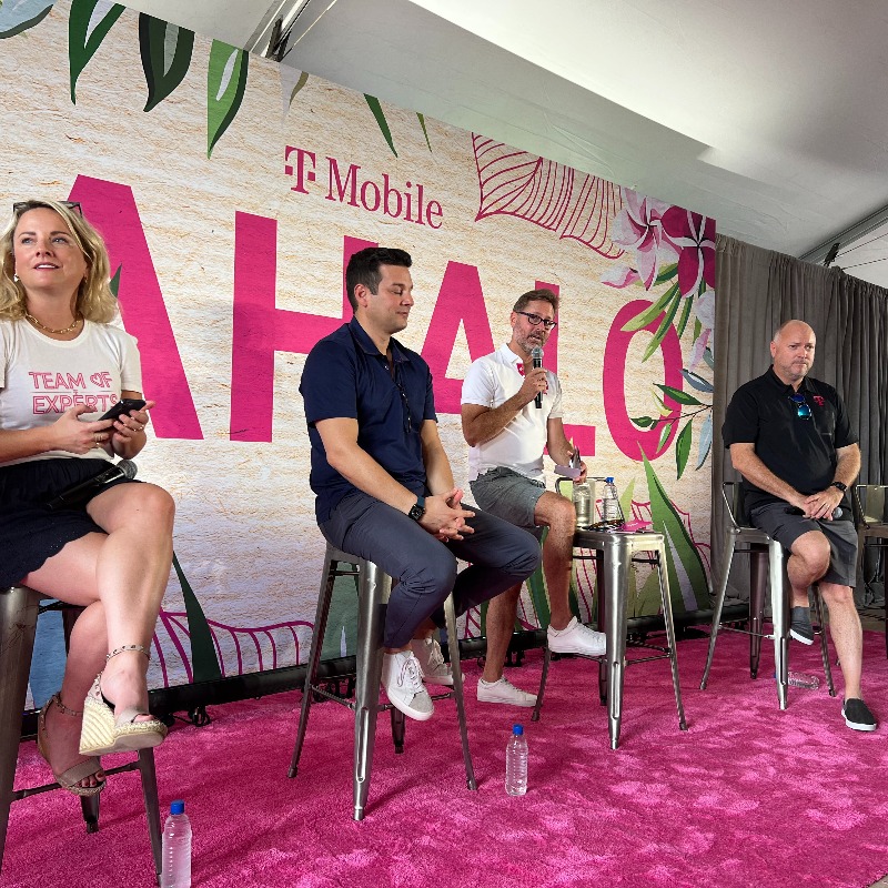 Nothing better than connecting with <a href="/TMobile/">T-Mobile</a> top performers in our annual #PEAK town hall. Good people, good questions &amp; good times. Go #TeamMagenta