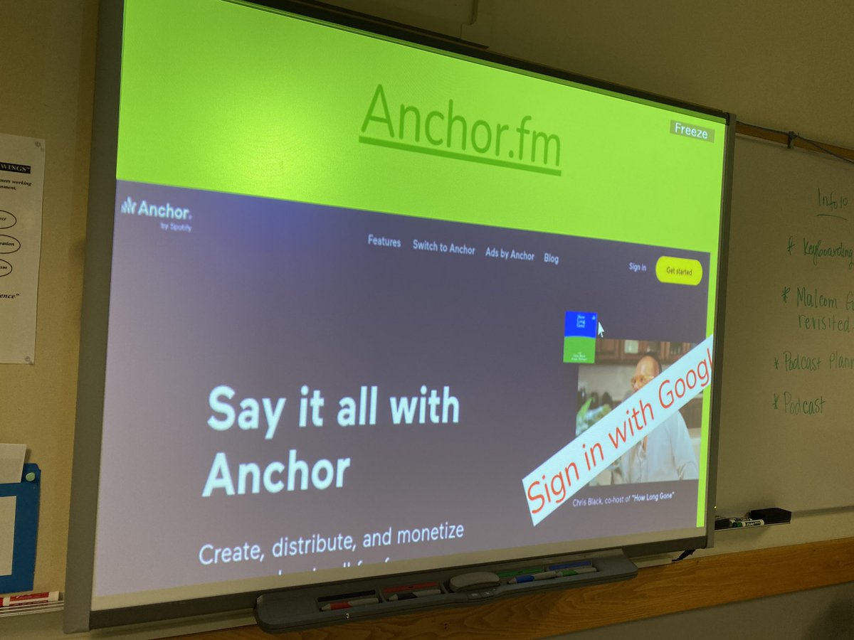 MrsKannekens's tweet photo. Day 2 of podcasting with #Info10 and @hlaturnas at @EagleButtePRSD8 in @PrairieRoseSD8
Our practice topic is “our favourite website” - today features:
✏️writing a script
🎙recording a practice intro in @anchor
🎵sampling music and sound effects in the anchor library https://t.co/5IhAhZCzR7