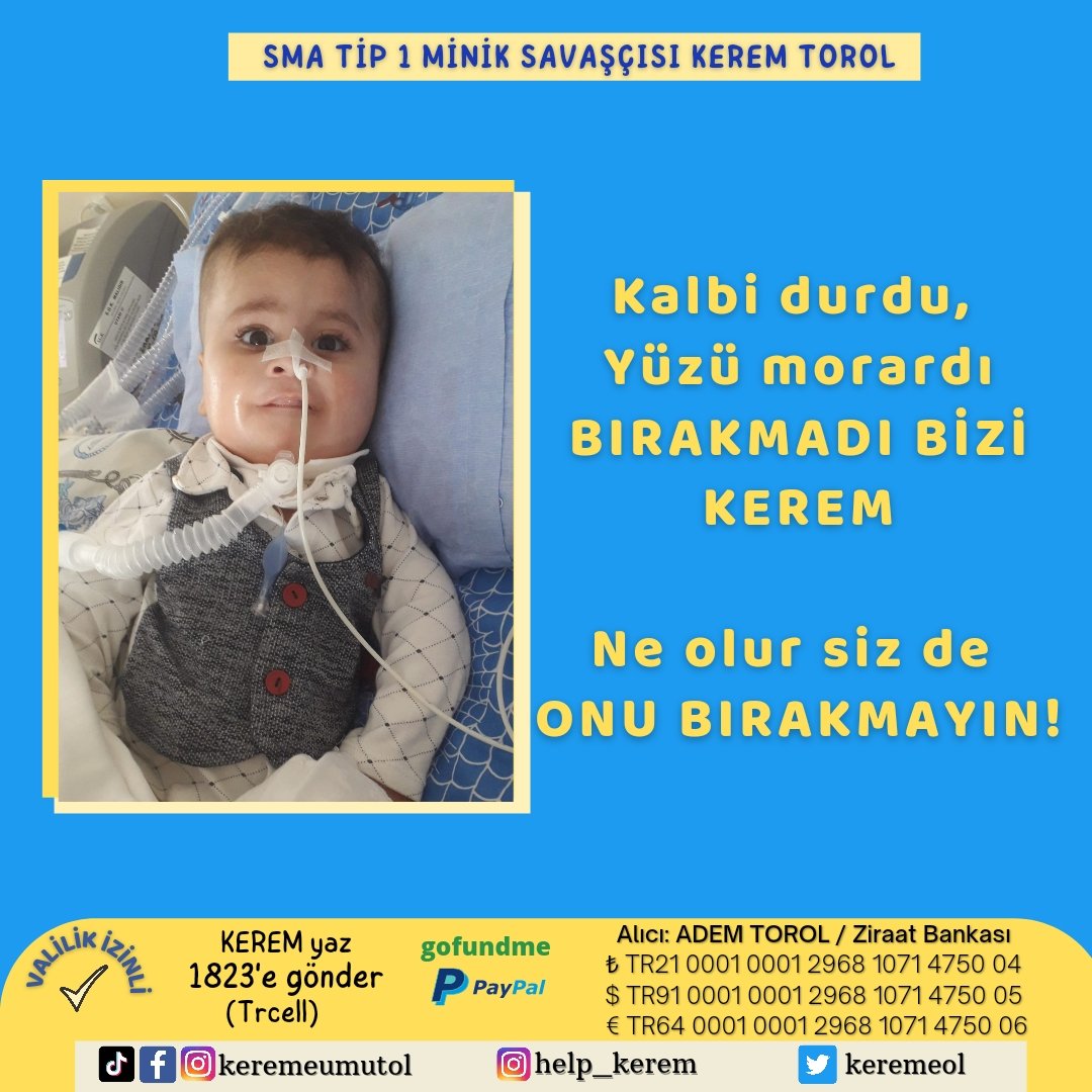 O bizi bırakmadı,
Ölüme meydan okudu..
Siz de oğlumu bırakmayın..

‼️KEREM yaz 1823'e gönder (Trcell)

#herseyaskicin Mehmet Metiner Reza Zarrab #KemalKurucay Özcan Deniz #ÖğrencilerŞikayetçi Maradona