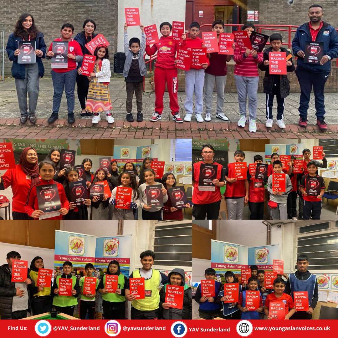 YAV_Sunderland's tweet photo. 👉🏻Wonderful day today celebrating diversity with all Staff, Volunteers, supporter, all age groups members & young people supporting 🔴#WearRedDay🔴 #WRD21 with @SRTRC_England @GedGrebby @benno_4
#yav96 #yav25years https://t.co/TSYEhJLWQv