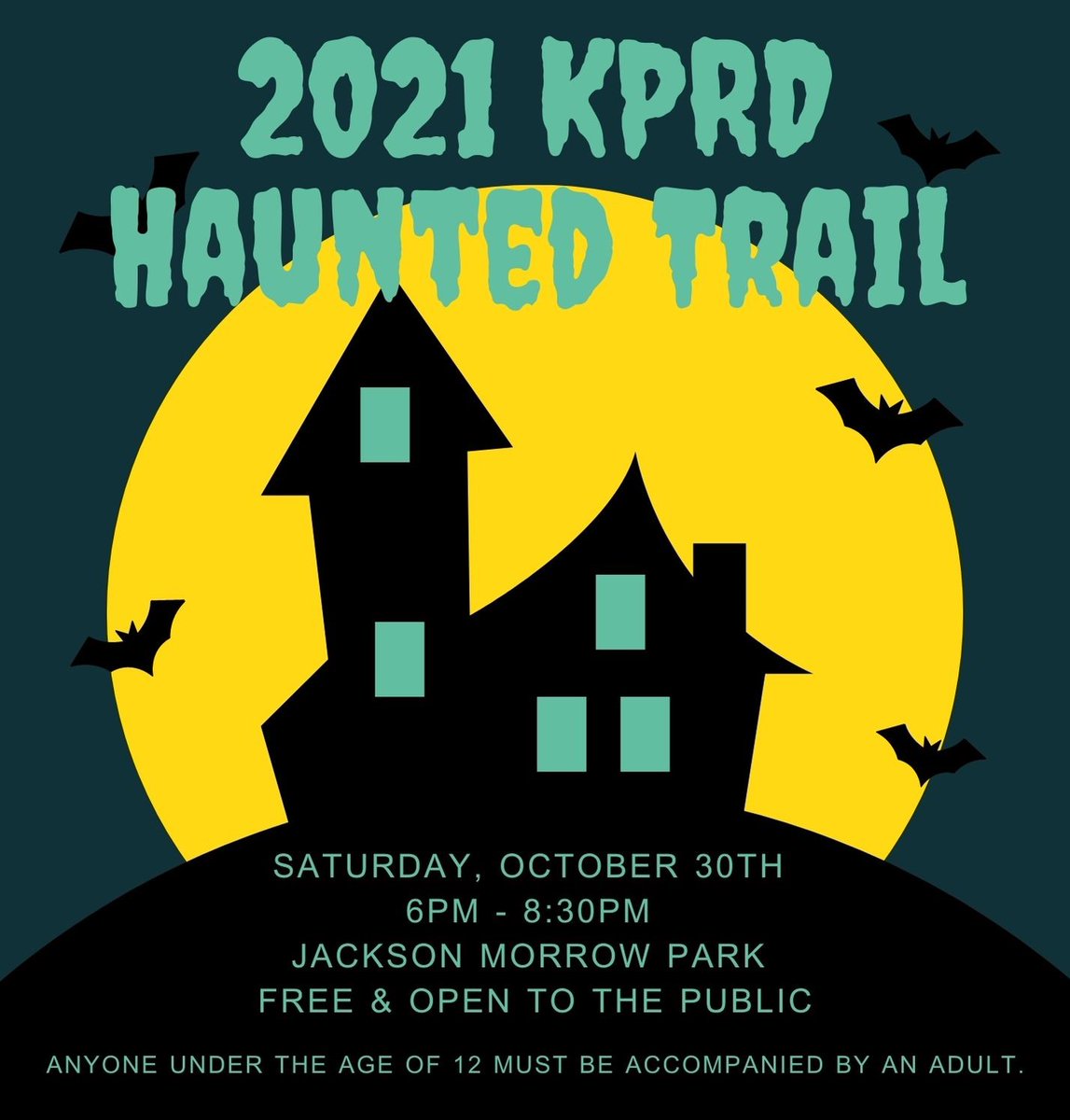 KokomoParksDept's tweet photo. Stop by Jackson Morrow Park on Saturday, October 30th for a fun filled night to get ready for Halloween! The Haunted Trail and Family Movie Night are both FREE and open to the public! #CityofKokomo #KPRD https://t.co/21pZEOZzls