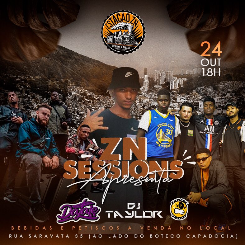 dalajezn's tweet photo. Domingo agora a tropinha vai fazer uma bagunça no @estacaozn_ junto com a @UnkMob e o DJ Taylor. Brota! 🔥🔥 https://t.co/f4FvcdaWb3