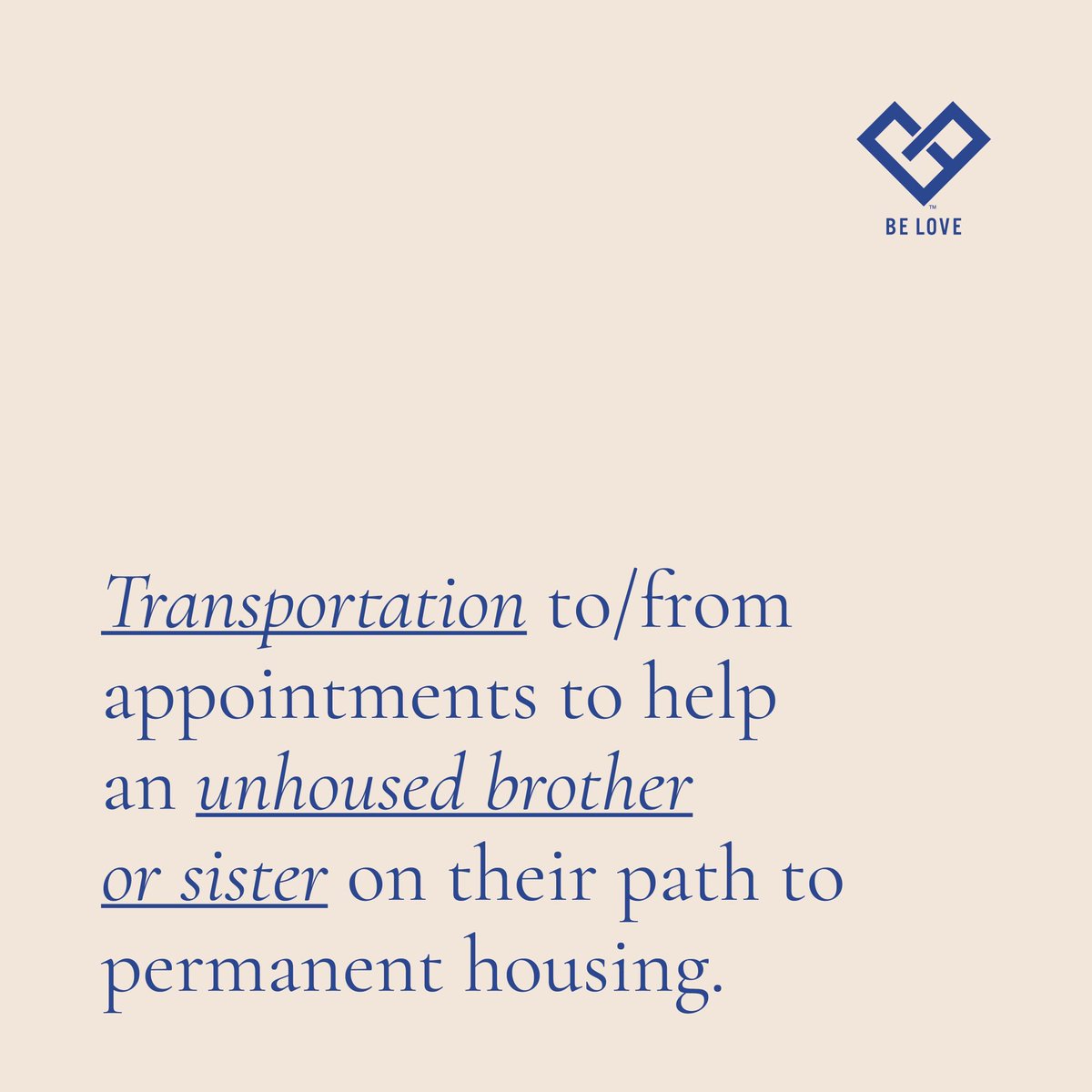 One purchase of our BeLove hat provides transportation for an unhoused neighbor!

One size fits all for the Yupoong Dad hat

Price $35

Available for purchase in link in bio.