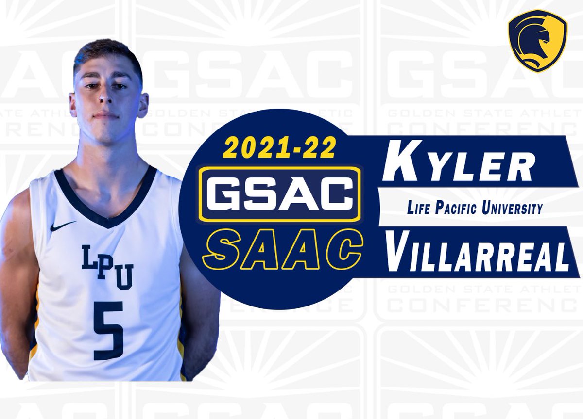 gsacsports's tweet photo. Please welcome @LpuWarriors men’s 🏀 player, Kyler Villarreal to the SAAC‼️

Kyler is a senior at Life Pacific &amp; enjoys eating 🍱 and playing 🎾 away from the 🏀 court. Kyler hopes to help better the experience for student-athletes at LPU &amp; other GSAC schools as a member of SAAC. https://t.co/hmN36FkiFC