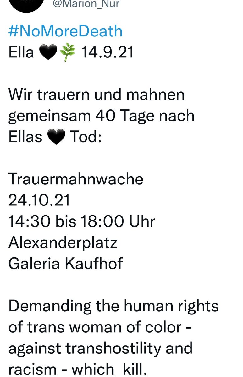 TransRefugees's tweet photo. @Marion_Nur https://t.co/ExI4bh3URD