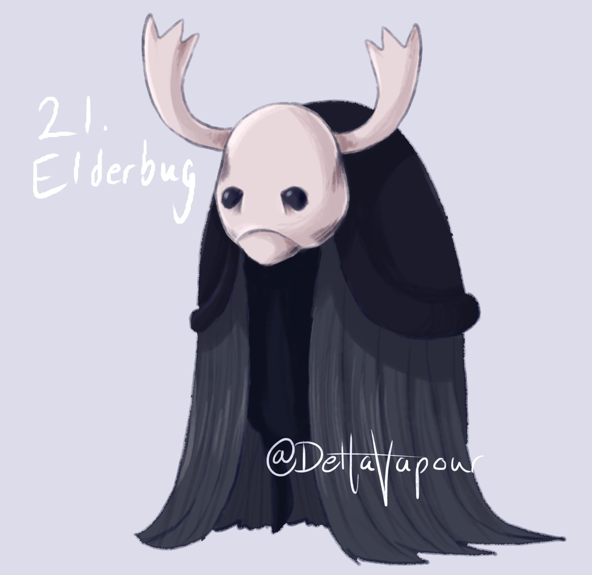 DeltaVapour's tweet photo. HA, get absolutely Elderbugged.
#HollowKnight #hollowknightfanart #elderbug https://t.co/yEGh4zjcPx