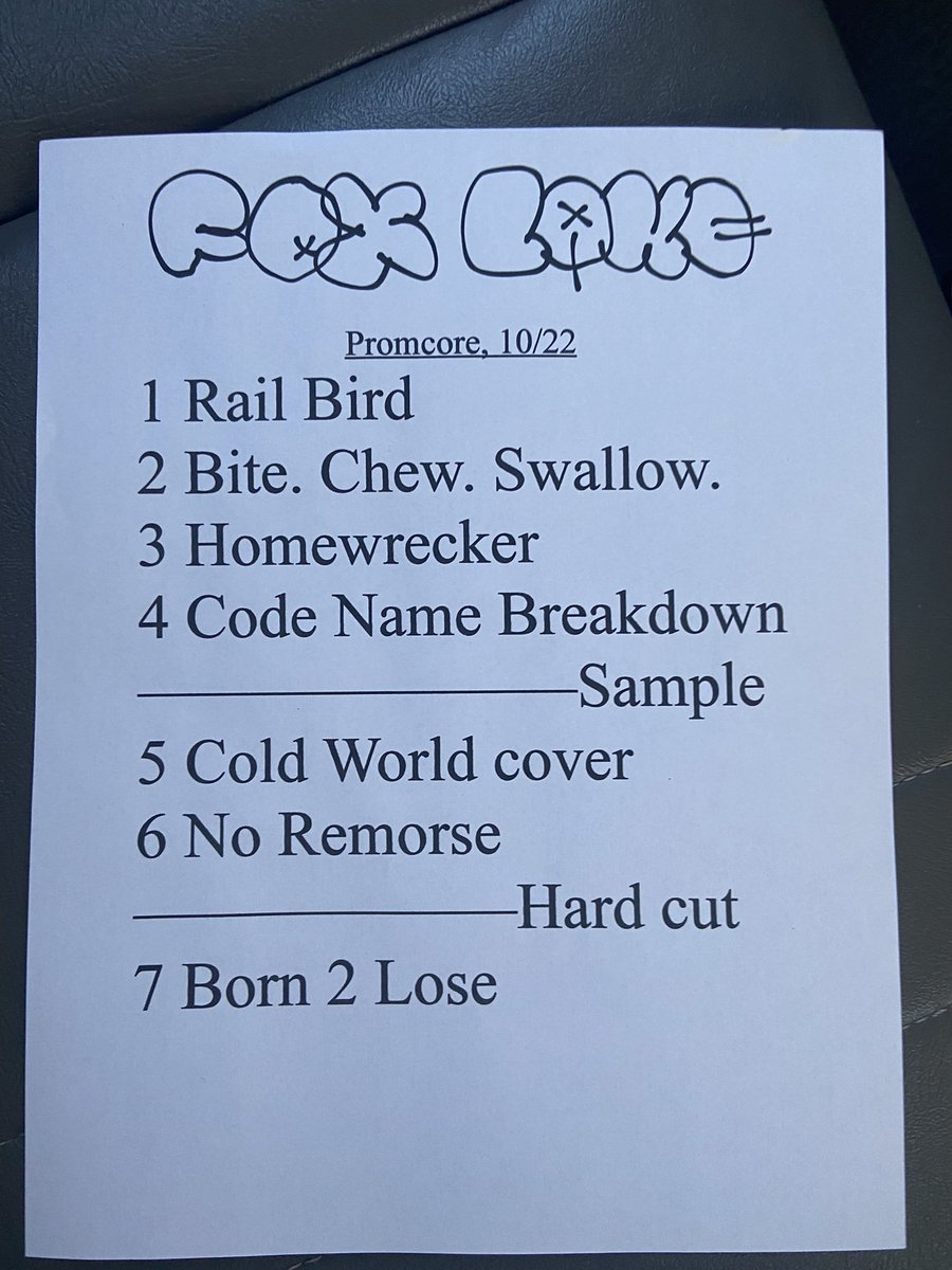 foxlakeco's tweet photo. Set for @promcore. https://t.co/8xg97TOSVd