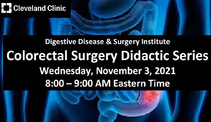 Tune in to @CleClinicMD @CleveClinicFL #CORSDidactic on 11/3/21 to hear @ScottRSteeleMD and @a_bham18 discuss, “Robotic Colorectal Surgery: Who, What, Why, and What's Next?”. Register today at bit.ly/colodidacticNo…