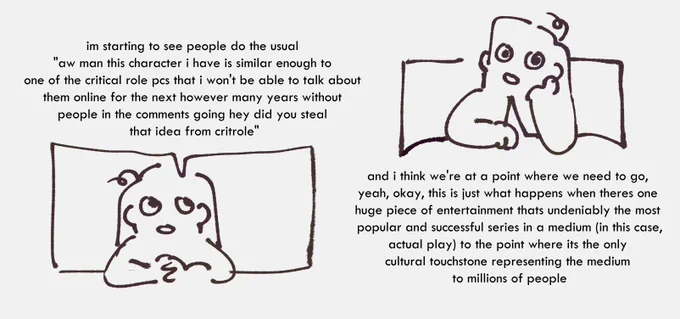 heres a very silly train of thought i had today (the moral is that i should put down my phone and play games with my friends)
#dnd #criticalrole 