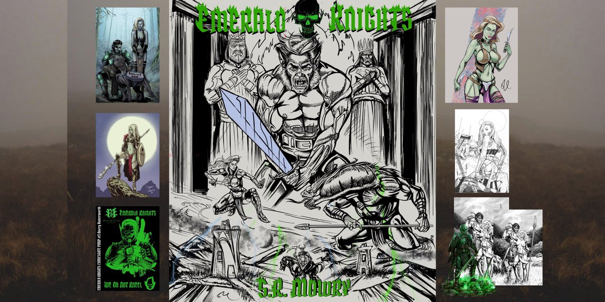 OrcGateCommand's tweet photo. Introducing the new tiers for Emerald Knights! The ULTIMATE #COMICSGATE PERK! ALT COVER BY @JeanLucConnery (colors pending) & ALL THE CG PINUP PRINTS (INCLUDING UNSENCORED PRINT BY @paulis_mobus)! Claim it here! 13 days left!
https://t.co/BcFubku8w3 https://t.co/9HzmSLBD2n