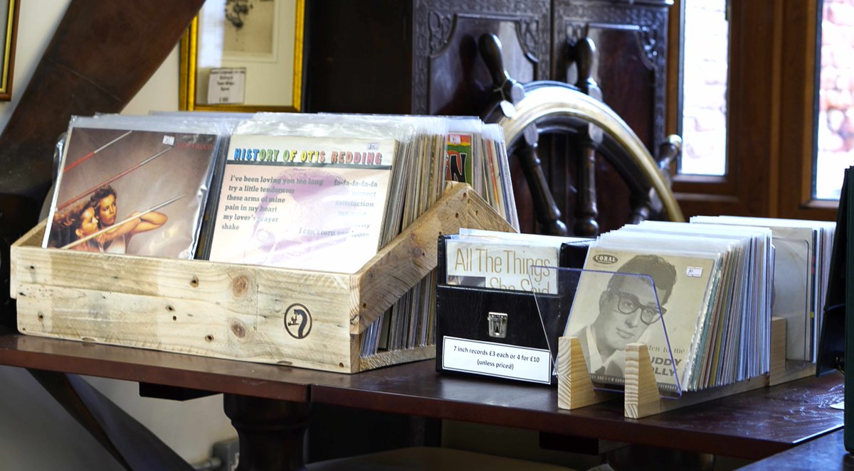 We have a fantastic selection of vinyl available from the shop with a newly purchased Decca Compact 4 music system to play them on! #vintagevinyl #musiccollection