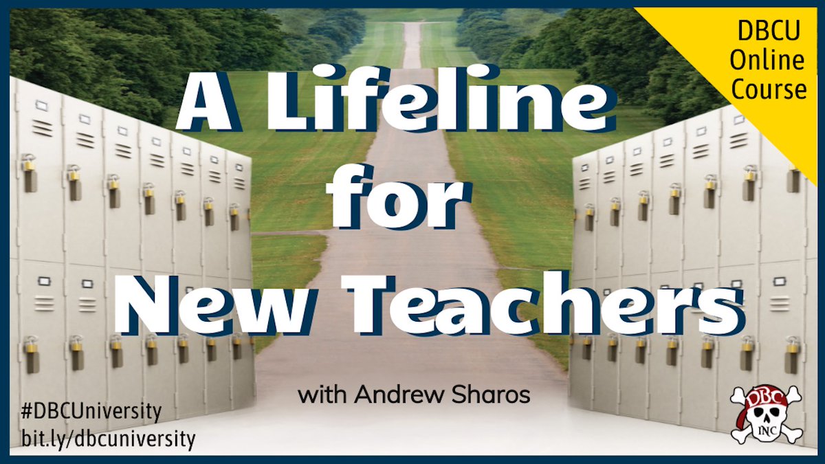 dbc_inc's tweet photo. We are proud to offer a "New Teacher" course at #DBCUniversity!
A Lifeline for New Teachers by @AndrewSharosAP !

Learn MORE HERE:
💻➡️ https://t.co/4A2psp5UuH
$59.00
📖 https://t.co/bv1pBRFevg
#tlap #dbcincbooks @burgessdave @burgess_shelley @TaraMartinEDU https://t.co/nIK41vzyec