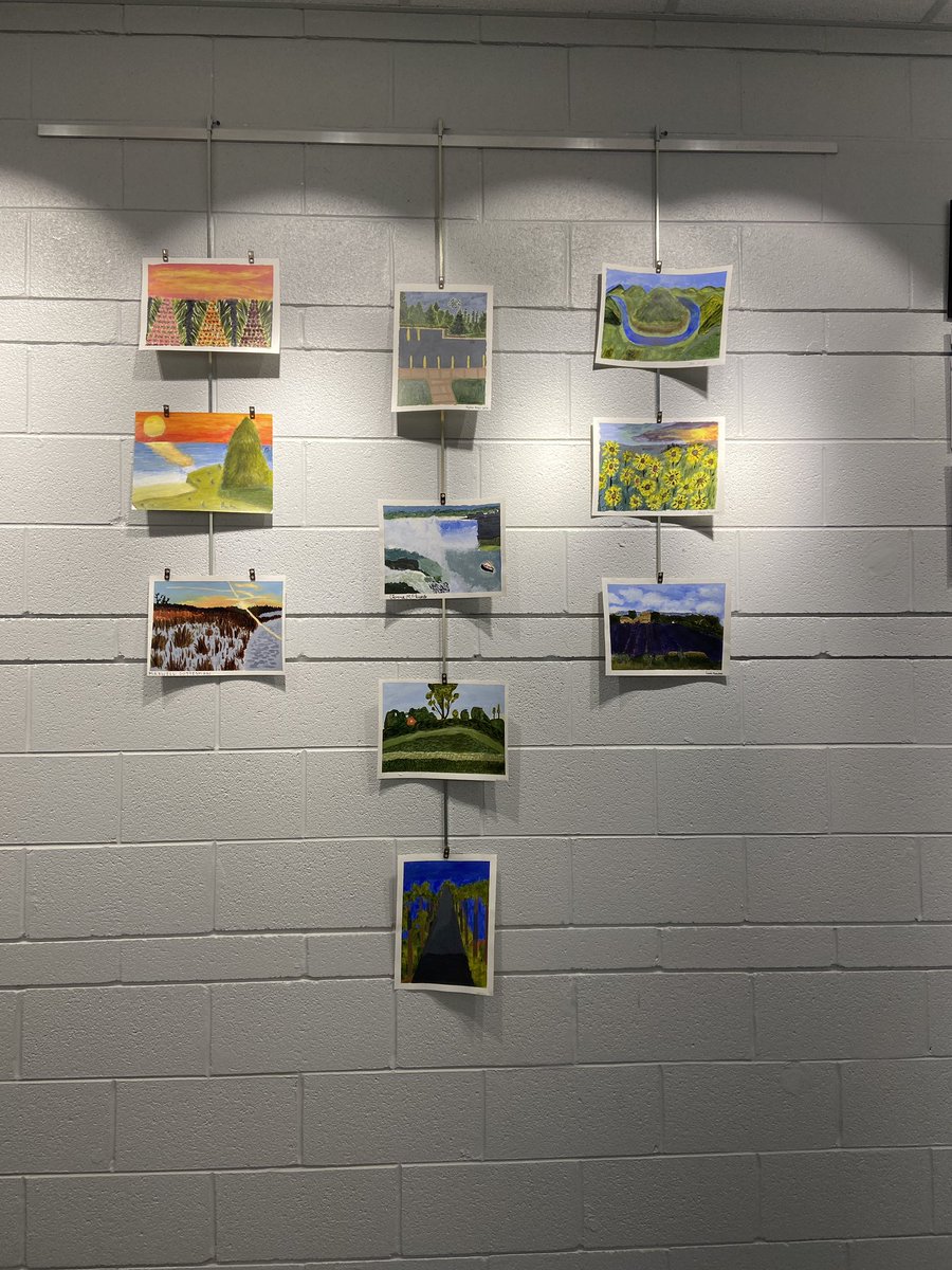bridgetfalenski's tweet photo. Go see some of my incredible intro to painting student work in the school gallery. #onlywb #wbsd https://t.co/5BvuRgWeRw