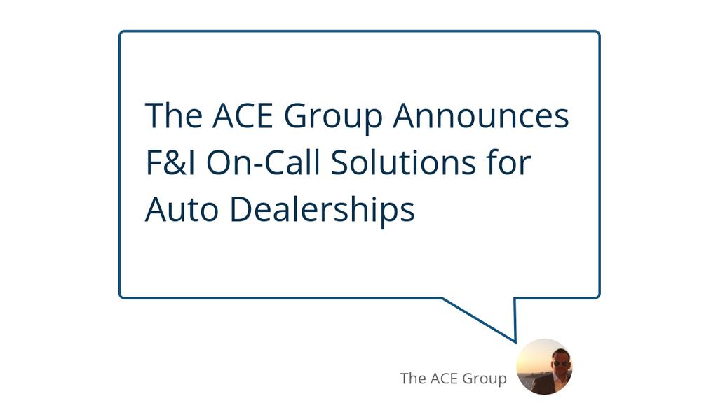 theacegrp's tweet photo. We’re all still adapting to a new normal when it comes to our businesses.

Read the full article: The ACE Group Announces F&amp;I On-Call Solutions for Auto Dealerships
▸ https://t.co/3BItVr6cAp https://t.co/kf1VkveqJp