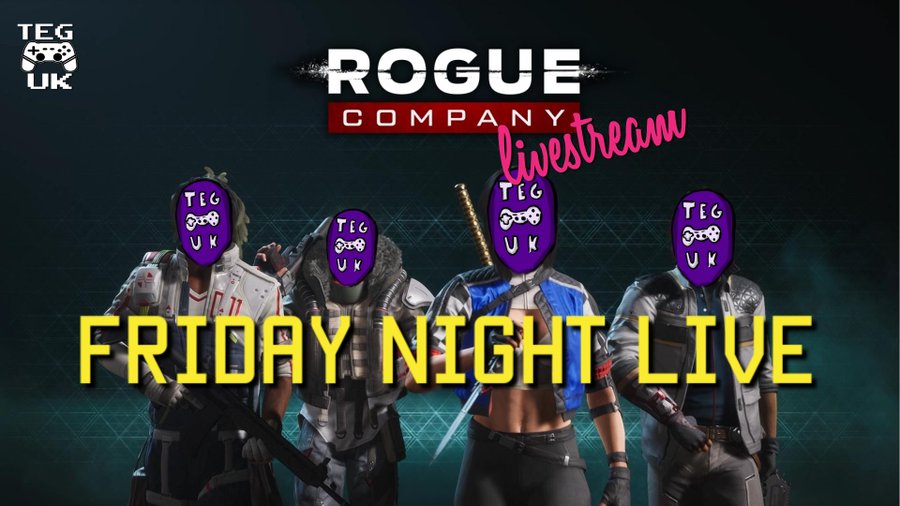 Now Live

Starting with a full team for some Rogue Company 

Join the stream here : youtu.be/R_9GObkEJBQ