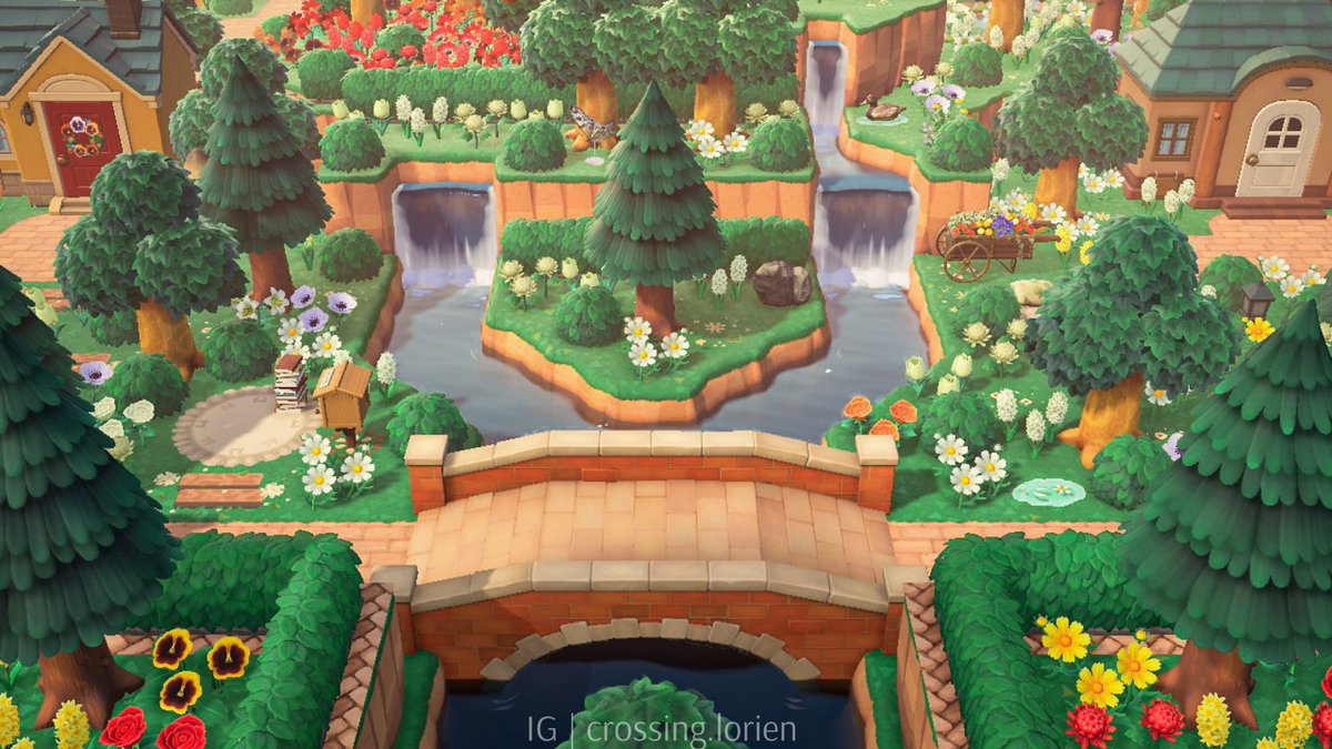 Oh lawd I made another overlook in animal crossing 🌿✨