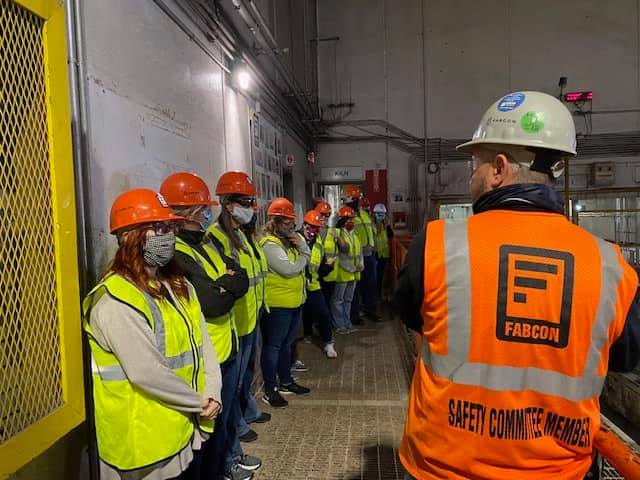 FabconPrecast's tweet photo. TOUR ALERT! A group of Schuylkill County school counselors stopped by our Mahanoy City, PA plant earlier today to learn about the precast process and the job opportunities Fabcon provides. Thanks for stopping by! #ThinkFabcon https://t.co/xyeML4b6uW