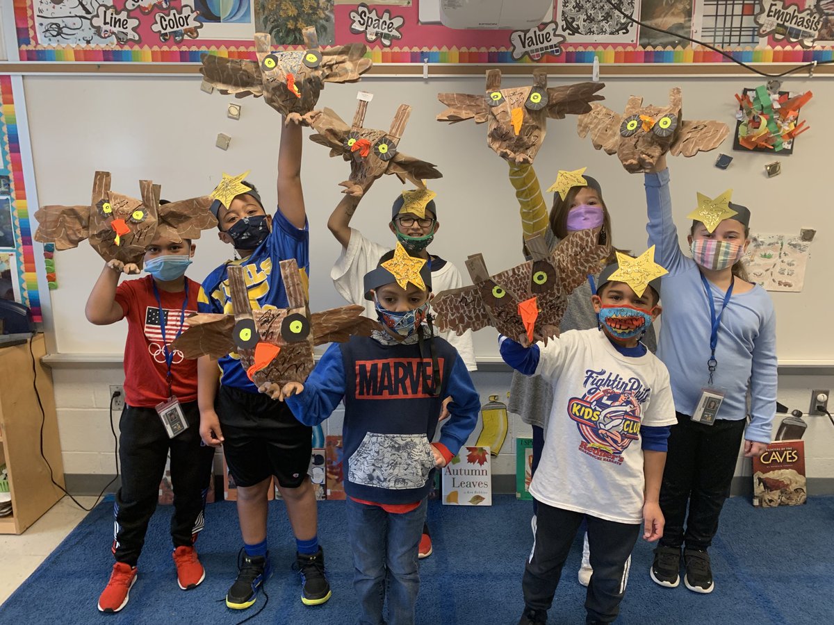 Mrs. Ramirez’ third grade class is excited to have their paper bag owl puppets take flight for our upcoming Kevin McCloskey visit!  ⁦<a href="/muhlsd/">Muhlenberg SD</a>⁩ #MECpride