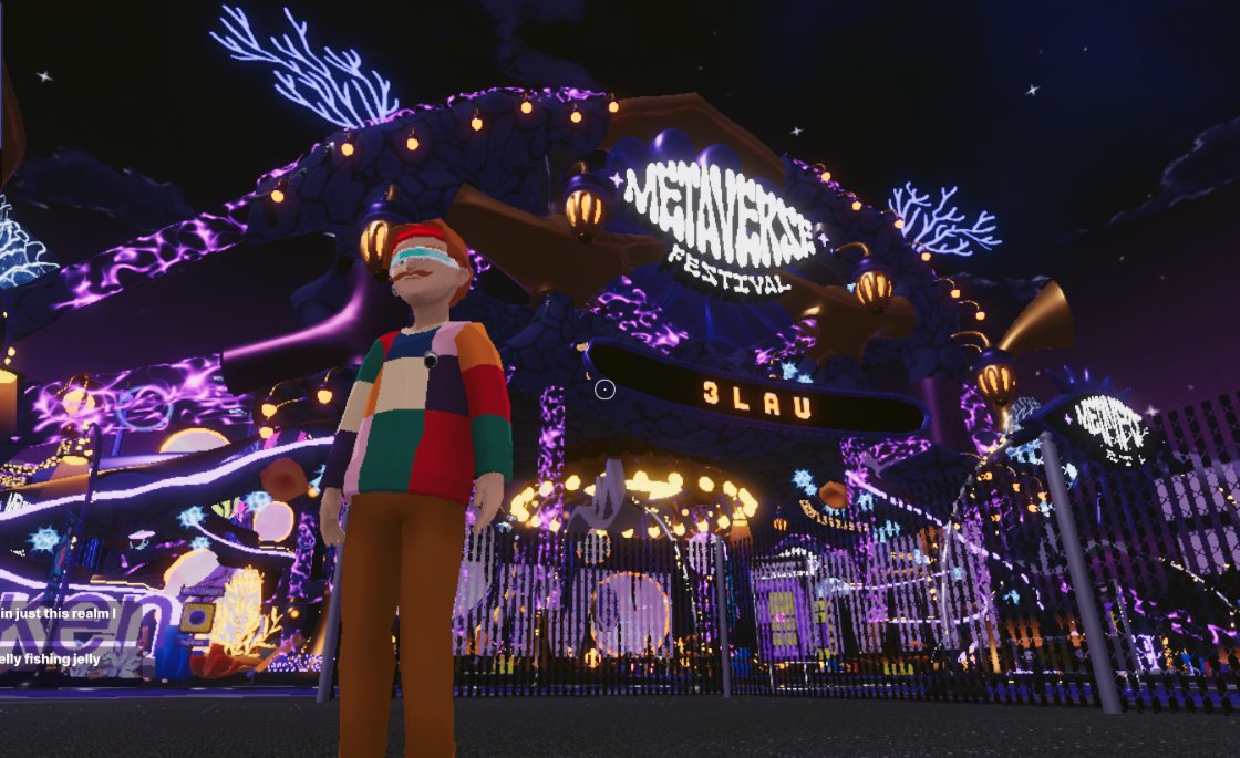 BadBoy spotted at the <a href="/decentraland/">Decentraland</a> Metaverse Festival!

#BadBoyz4Life #nftcollector #NFTCommunity #ETH #MATIC #BSC