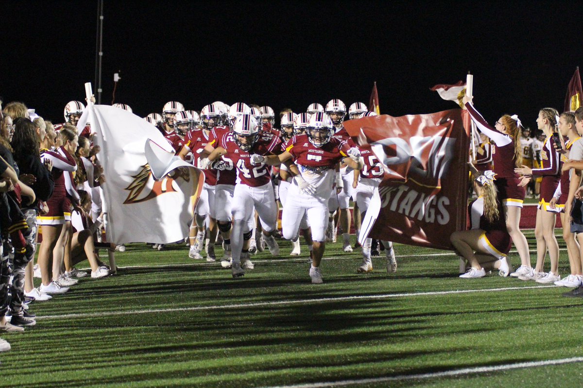 PCM_Yearbook's tweet image. It’s playoff season Mustangs 🏈 we’ll be there covering all the highlights of tonight’s game, we hope to see you there too! ❤️💛