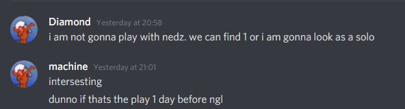 MercadesF1's tweet photo. @NedzFNBR This is the dms btw I didn't think it was the right idea I legit said to Diamond but looking for an igl is so aids https://t.co/GpLEsYQ5wf
