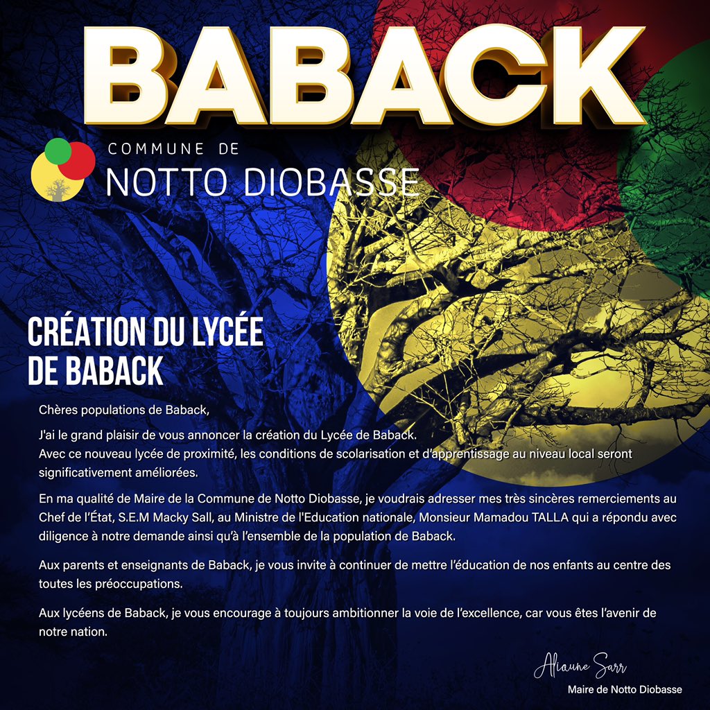 aliounesarr's tweet photo. #Baback #NottoDiobasse 
#AliouneSarr https://t.co/5mwrmNaefZ