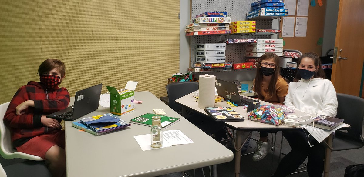 LSMSlibrary's tweet image. Great day in the LSMS library! Cookie tasting, pinkout, book fair, and mindfulness activities. #rsdlibraries