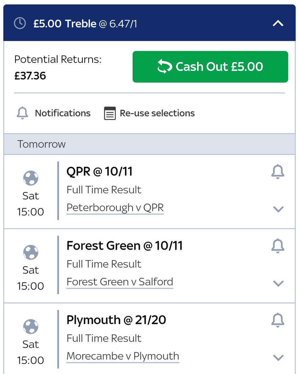 TopTrebles's tweet image. This treble @ 6.47/1 will recoup our £10 midweek loss and get us out of the red and into the black #toptrebles
