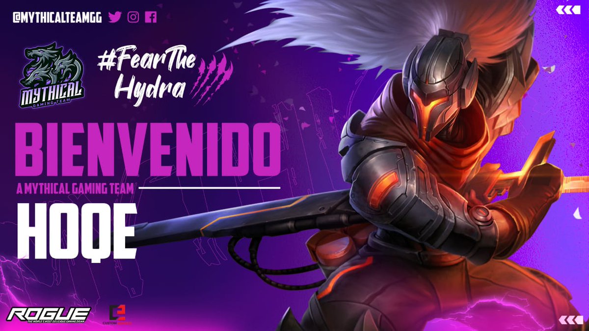 #WildRift | Presentacion

Aprovechamos para presentarles a nuestra nueva hydra de LoL: Wild Rift, region LAS. Directamente de Argentina 🇦🇷 y jugando el rol de Mid Laner, le damos la bienvenida a HOQE @MGT_Hoqe 

#FearTheHydra