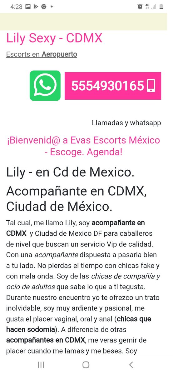 Jimena22338's tweet photo. Mis amores porfavor ayúdenme a reportar este numero y esta página que esa persona está trabajando con mis fotos en esa página https://t.co/d99ntO6rH5