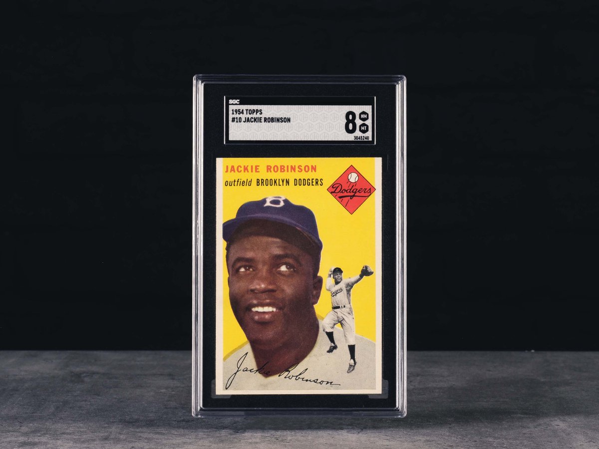 sgcgrading's tweet photo. Hard to find a nicer '54 Jackie 😍 #gosgc #thehobby https://t.co/zlqE7HmK2R