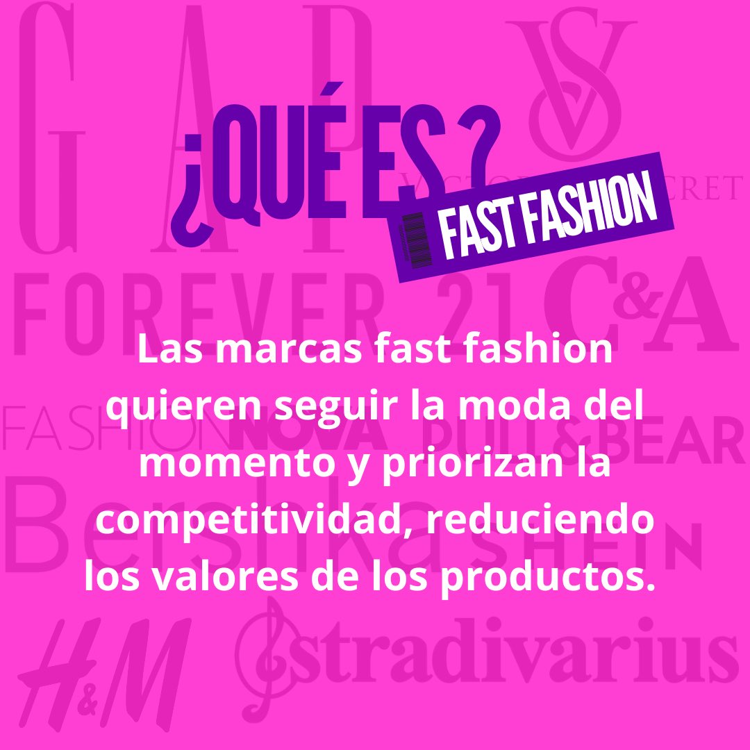 pascalmld's tweet photo. Aprendee sobre lo que es fast fashion 🤩🤩🤩 es de suma importancia informarnos 🤭💜💜💜@picu_sly https://t.co/WxDbAPOpxf