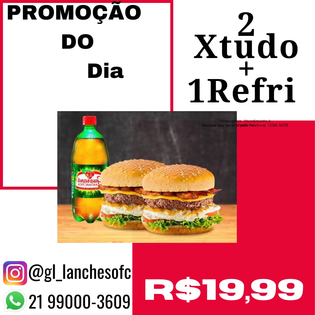 GlLanches's tweet photo. Genteee para tudoooooo, olhem essa promoção do dia vem que hoje tem.
Finge que é fofoca e espalha pra geral CHAMA NO RT💪 https://t.co/z7B0cBVcyW