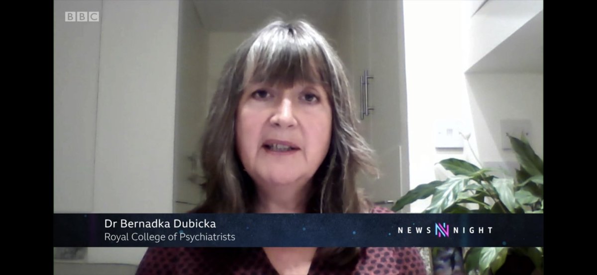 Royal College of Psychiatrists (@rcpsych) on Twitter photo Prof <a href="/bernadkad/">Bernadka Dubicka</a> talks about the biggest backlog ever for NHS mental health service with anecdotal reports of waits of over a year. There are chronic staff shortages with 1 in 10 consultant psychiatry posts vacant. Prof <a href="/bernadkad/">Bernadka Dubicka</a> talks about the biggest backlog ever for NHS mental health service with anecdotal reports of waits of over a year. There are chronic staff shortages with 1 in 10 consultant psychiatry posts vacant.
