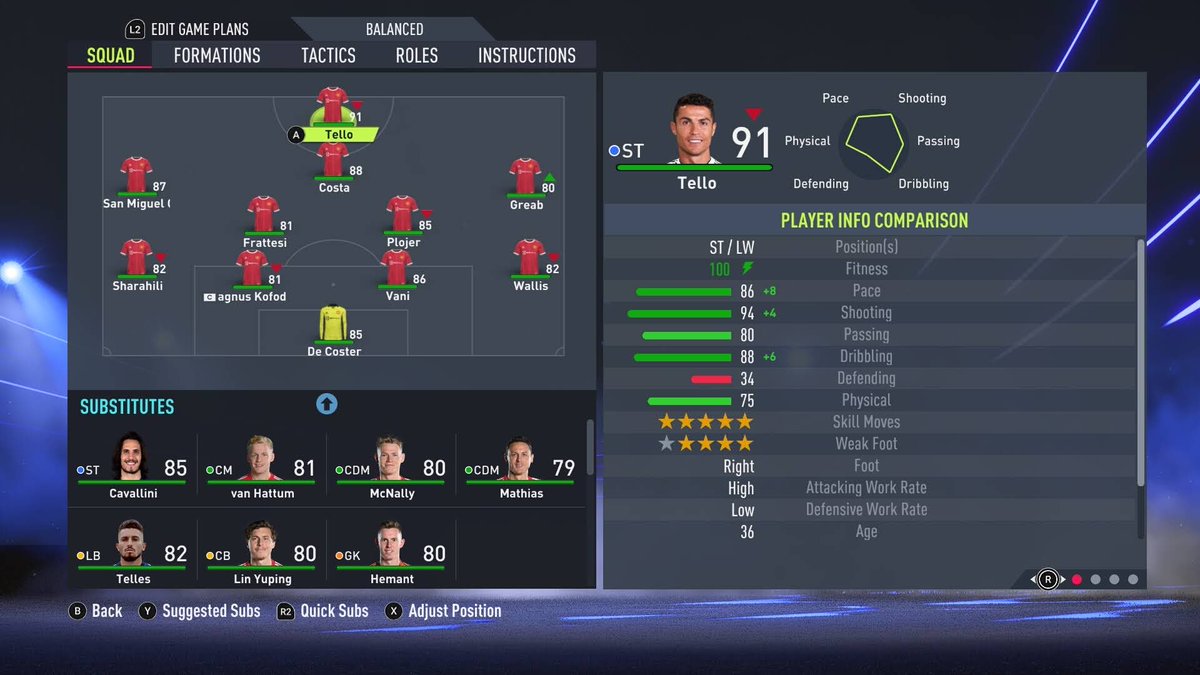 abid_patel's tweet image. @EAHelp Err, what's happened to the player names? @EASPORTSFIFA @EASPORTS #FIFA22 #PlayerNames #Bug