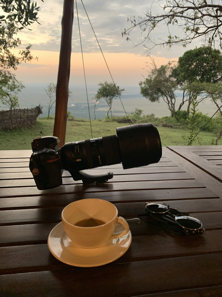 Early morning coffee and sunrise before heading out for a game drive in Maasai Mara. 

Featuring @TamronUSA 150-600mm 👌🏼

Who wants to see some #safari photos??